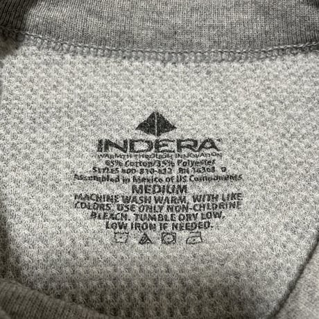 INDERA　TRADITIONAL LONG JOHNS　THERMAL L/S Tee