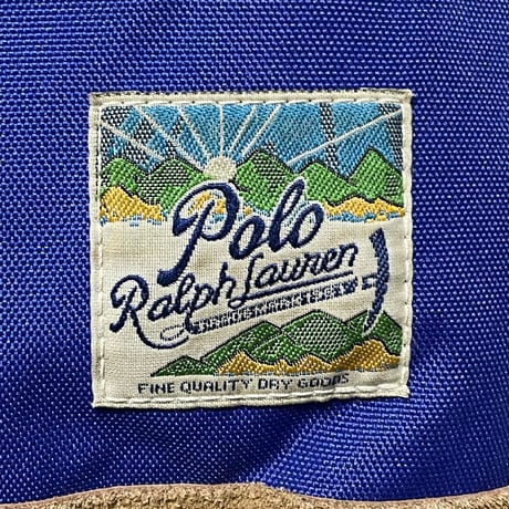 POLO RALPHLAUREN　 "SUEDE TRIM" RANGER BACKPACK (BLUE)