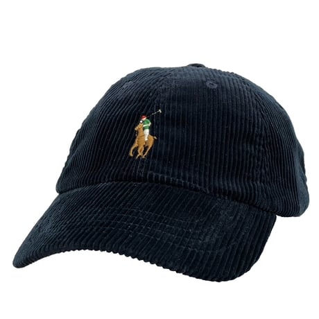 POLO RALPHLAUREN　"CORDUROY" CLASSIC BASEBALL CAP (NAVY/2nd)