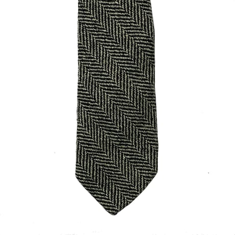 POLO RALPHLAUREN　 "HERRINGBONE" MELTON TIE (GREY)
