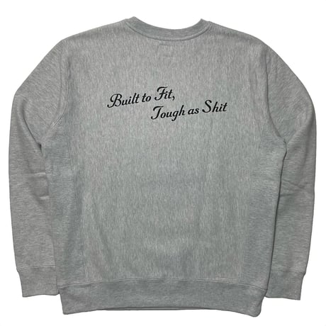 ACAPULCO GOLD　"HIT'EM UP" CREWNECK SWEAT (HEATHER GREY)