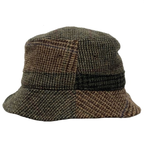 POLO RALPHLAUREN　"PATCH WORK" WOOL BUCKET HAT