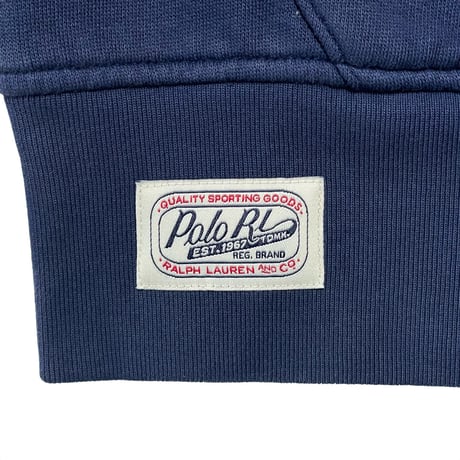 POLO RALPHLAUREN　"COLLAR" HARF-ZIP SWEAT