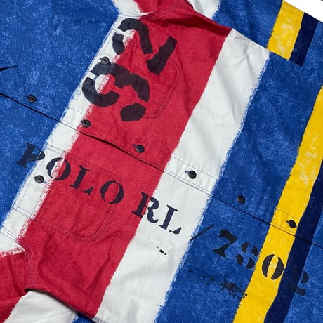 POLO RALPHLAUREN　"STRIPED" OXFORD WORKSHIRT