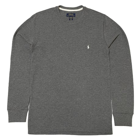POLO RALPHLAUREN　THERMAL L/S Tee (CHARCOAL GREY)