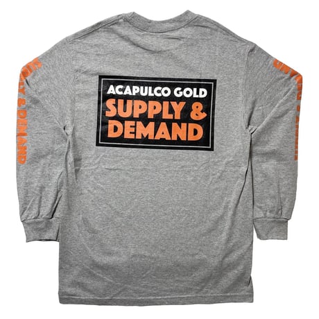 ACAPULCO GOLD　SCALE L/S TEE (GREY)