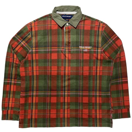 POLO SPORT RALPHLAUREN　"PLAID" L/S POLO SHIRT