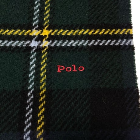 POLO RALPHLAUREN　TARTAN OVERSIZE SCARF