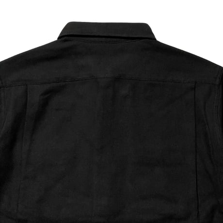 FIVE BROTHER　WORK SHIRTS (BLACK PLAIN)