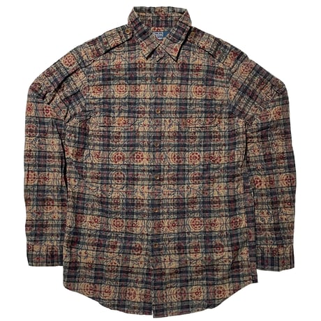 POLO RALPHLAUREN　"MADRAS PRINT" L/S SHIRT