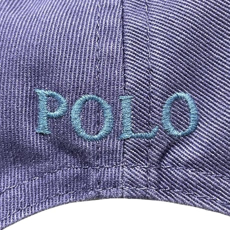 POLO RALPHLAUREN　"6-PANEL" BASEBALL CAP (PURPLE)
