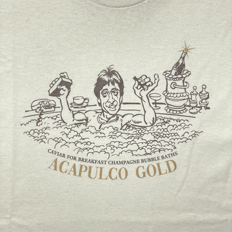 ACAPULCO GOLD　"PLAYER'S ANTHEM" S/S TEE (NATURAL)