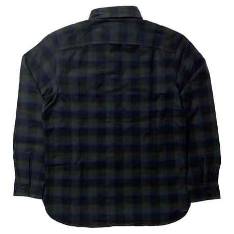 RRL RALPHLAUREN　"BLACK " FLANNEL SHIRT