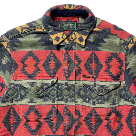 POLO COUNTRY RALPHLAUREN　"NATIVE" FLANNEL SHIRT