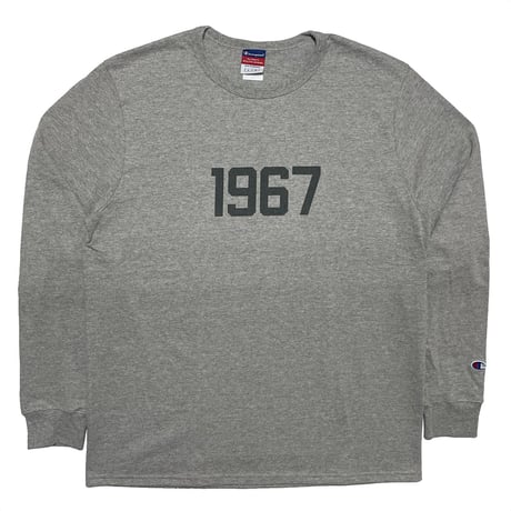 US🇺🇸限定 Champion　"1967 INK BLACK" L/S TEE