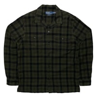 POLO RALPHLAUREN　"OPEN COLLAR" FLANNEL SHIRT