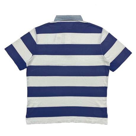 POLO RALPHLAUREN　"CHAMBRAY COLLAR" POLO SHIRT
