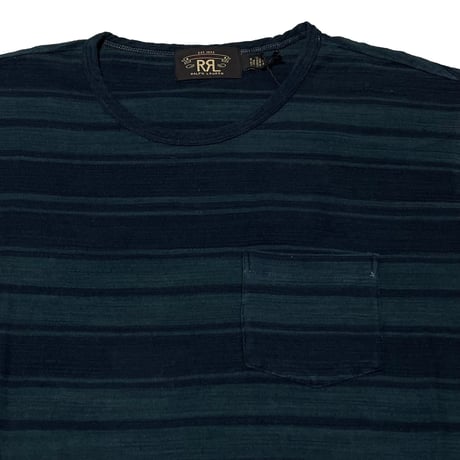 RRL RALPHLAUREN　"INDIGO STRIPE" S/S Tee