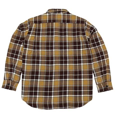 FIVE BROTHER　WORK SHIRTS　MUSTARD CHECK