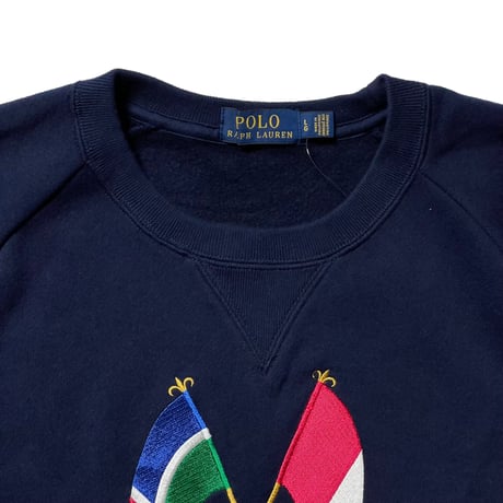 POLO RALPHLAUREN　"CROSS FLAGS" SWEAT SHIRT
