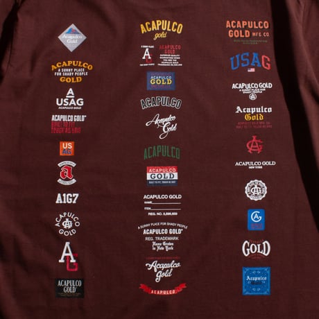 ACAPULCO GOLD　"LOGO" POCKET S/S TEE