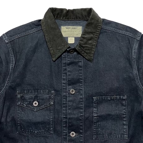 RRL RALPHLAUREN　"CORDUROY TRIM" COVERALL JACKET