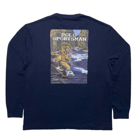 POLO COUNTRY RALPHLAUREN　 "POLO SPORTSMAN" L/S TEE (NAVY)
