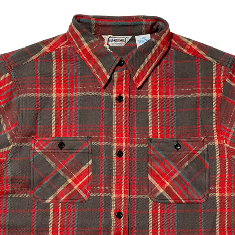 FIVE BROTHER　WORK SHIRTS (RED CHECK)