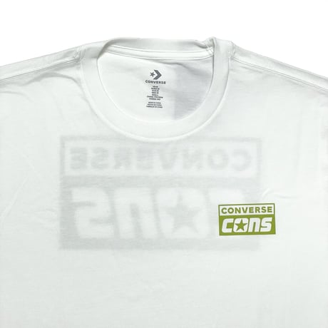 CONVERSE　"CONS" LOGO S/S TEE (海外限定/WHITE)