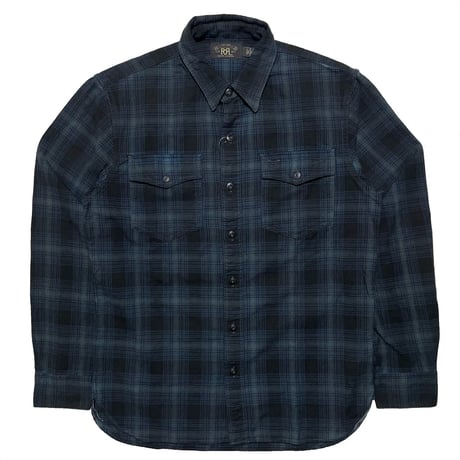 RRL RALPHLAUREN　"PLAID CANVAS" WORK SHIRT
