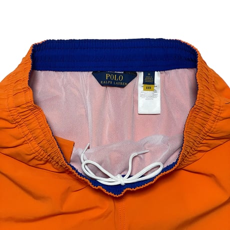 POLO RALPHLAUREN　"INNER POCKET" SWIM SHORTS (ORANGE)