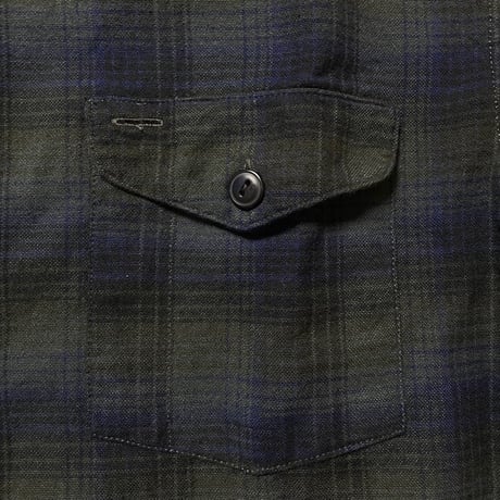 RRL RALPHLAUREN　"BLACK " FLANNEL SHIRT