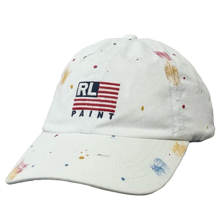POLO RALPHLAUREN　"RL PAINT" BASEBALL CAP