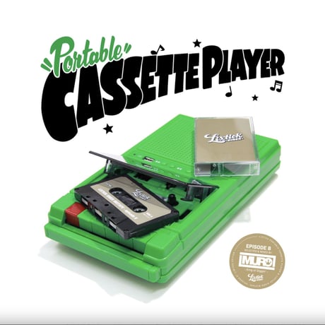 LIXTICK　PORTABLE CASSETTE PLAYER (TAPE SET)