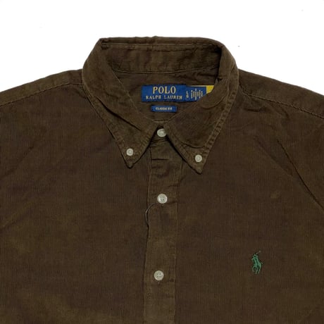 POLO RALPHLAUREN　"CORDUROY" BUTTONDOWN SHIRT