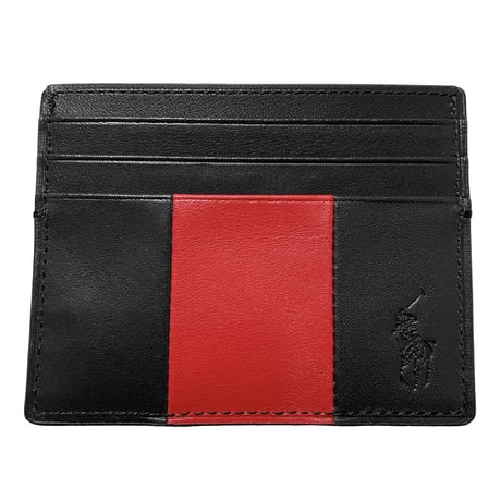 POLO RALPHLAUREN　LEATHER CARD CASE