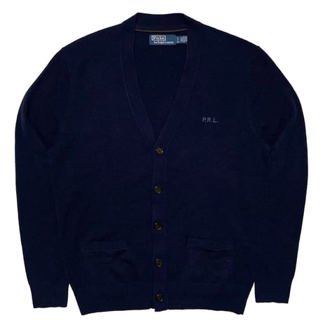 POLO RALPHLAUREN　"P.R.L." WOOL CARDIGAN