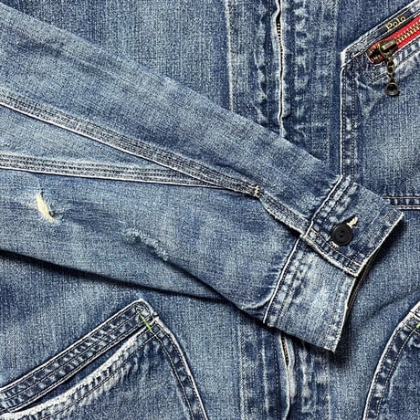 POLO DENIM&SUPPLY RALPHLAUREN　"FULL-ZIP" DENIM JACKET