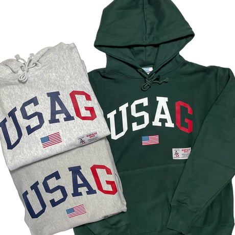 ACAPULCO GOLD　"USAG LOGO" HOODIE