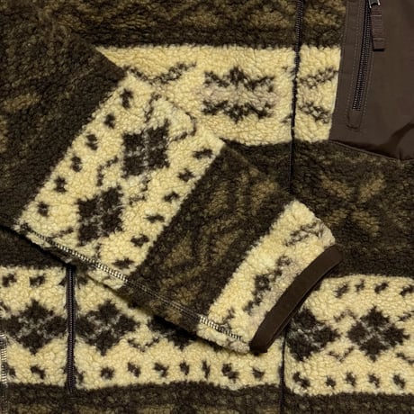 POLO RALPHLAUREN　"NATIVE PATTERN" HI-PILE FLEECE JACKET