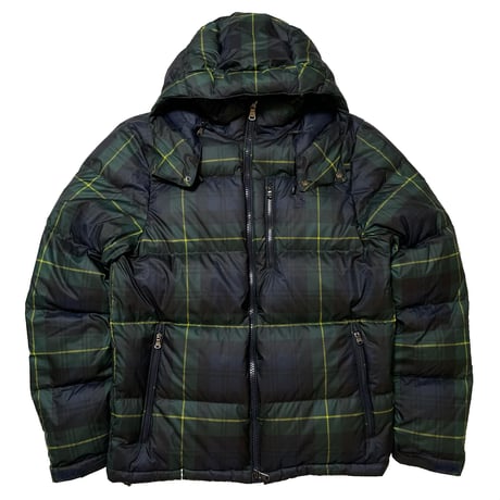 POLO RALPHLAUREN　"BLACK WATCH" DOWN JACKET