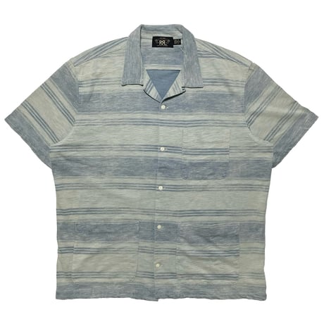 RRL RALPHLAUREN　"STRIPE" CAMP SHIRT