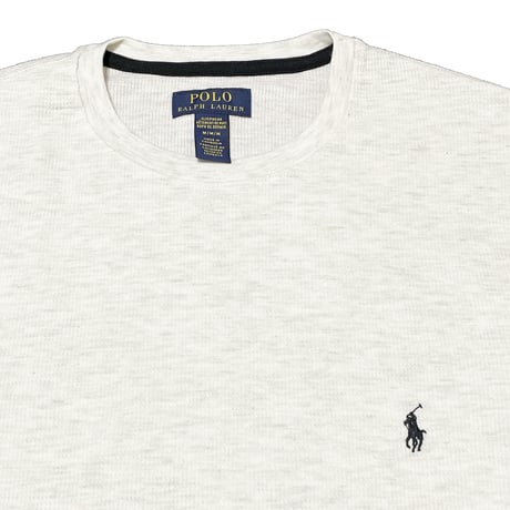 POLO RALPHLAUREN　THERMAL L/S Tee.NATURAL