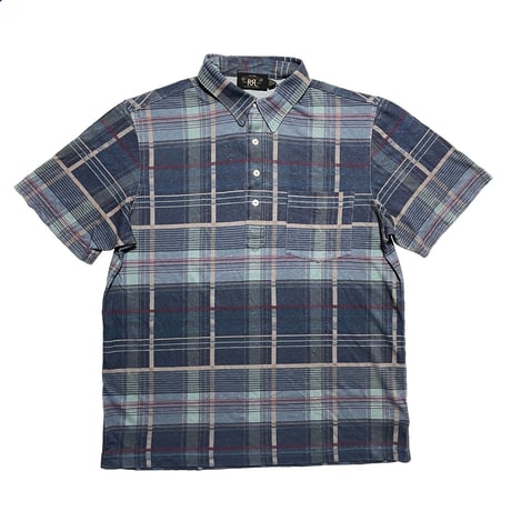 RRL RALPHLAUREN　"PLAID" POLO SHIRT