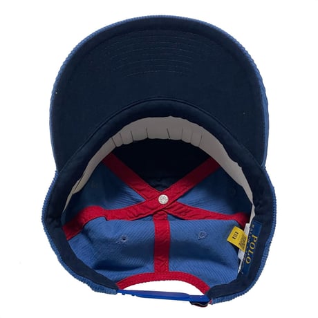 POLO RALPHLAUREN　"WING FOOT" CORDUROY BASEBALL CAP