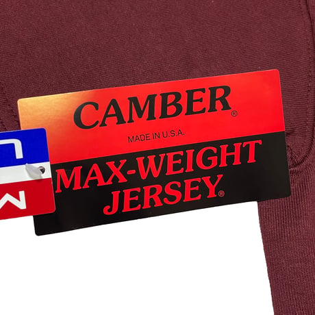 CAMBER　"MAX -WEIGHT/MAROON"　POCKET Tee