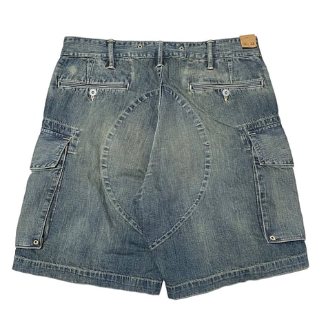 RRL RALPHLAUREN　"INDIGO DENIM" CARGO SHORT