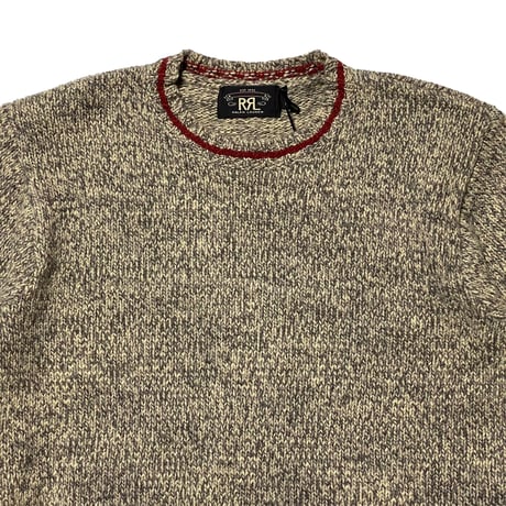 RRL RALPHLAUREN　"MARLED" CREWNECK SWEATER