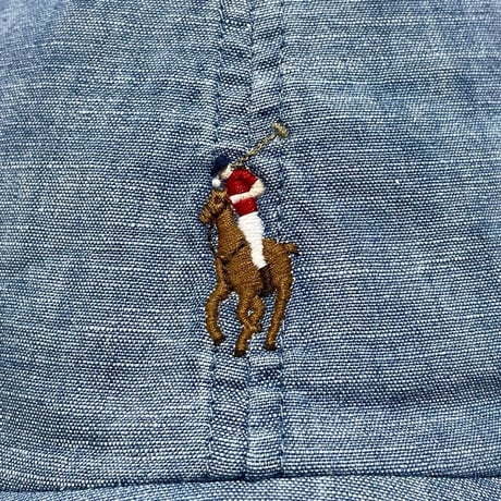 POLO RALPHLAUREN　"CHAMBRAY" BASEBALL CAP