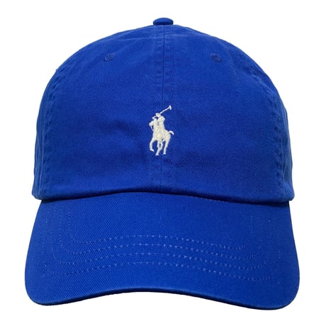 POLO RALPHLAUREN　CLASSIC BASEBALLCAP (BLUE&WHITE)